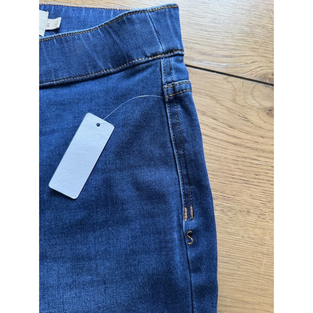 Soft Surroundings Ultimate Denim Pull-On Slim Leg Jeans Women Sz PS Stretch NWT - Picture 9 of 12